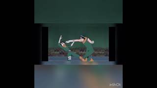 Metal lee vs Rock lee.Op fight