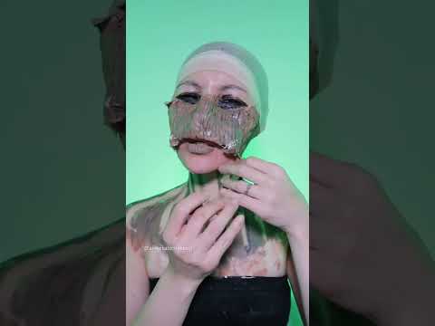 Satisfying sfx makeup removal | I am Groot | Aivee Kate