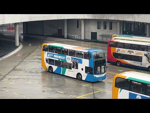 Buses at Stockport Interchange - Tuesday 9th April 2024