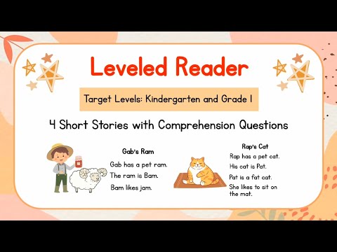 CVC Reading | Stories with CVC Words | Short Vowel A | Leveled Reader 8 | Reading Comprehension