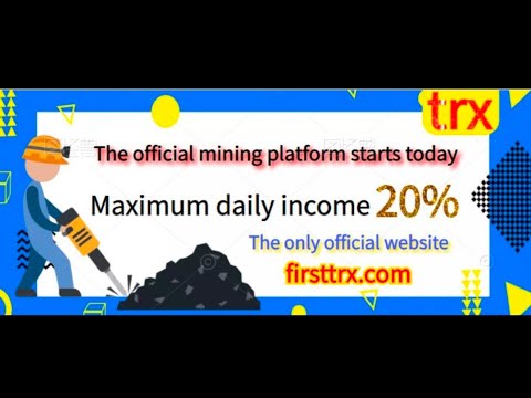 Today New Platform Opens | Best TRX Mining |Daily income 20%|