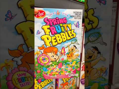 Spring Fruity Pebbles | Werther's original caramel apple pumpkin splice limited edition