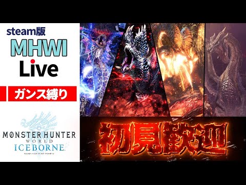 【PC版/MHWI】Live: 参加◎ 導き地帯レベル上げ&装飾品集め。2枠目※概要欄みてね！