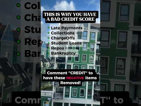 This is why you have bad credit score!