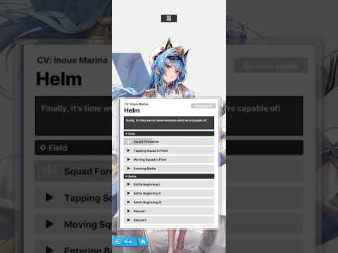 GODDESS OF VICTORY: NIKKE: Helm Voicelines (Japanese)