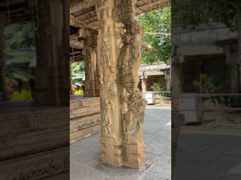 1000-Year-Old Pillars of Someshwara Temple: A Vijayanagar Masterpiece #vijayanagaraempire #shorts