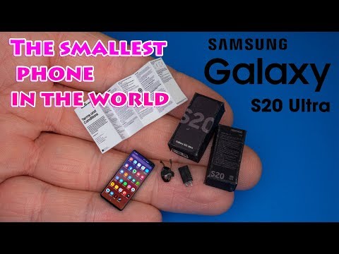 DIY Miniature SAMSUNG Galaxy S20 ultra | DollHouse | No Polymer Clay!