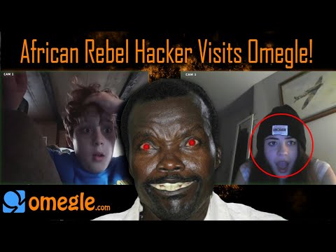 African Rebel Hacker Visits Omegle! (Hacking into omegle calls)