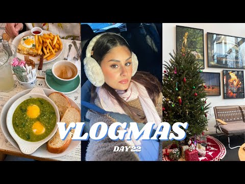 brunch date + last minute holiday shopping ♡ *VLOGMAS DAY 22*