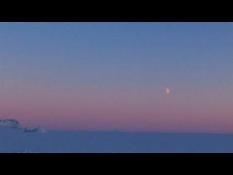 Arctic dawn in Qikiqtarjuaq, "The big island"