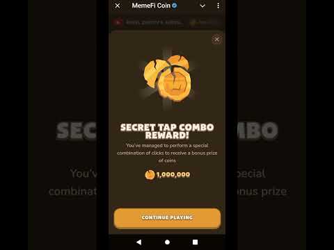 3rd September memefi daily secret combo for all levels #viralvideo #memeficoin #crypto