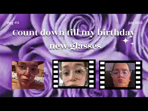 Starting a countdown for my Birthday/new glasses | Brooklyn Rose #cerebralpalsy #youtuber