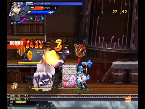 [Grand Chase][Expresso de Hades 301]3ª Mari Canhão Nv2 V.S Prisioneiro Fantasma