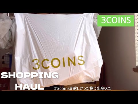 【購入品】やっと3coinsに行けた日🧚‍♀️｜目当てのもの買えて満足☺️🫶