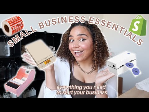 SMALL BUSINESS ESSENTIALS // EVERYTHING you NEED to start your small business (mostly from Amazon)