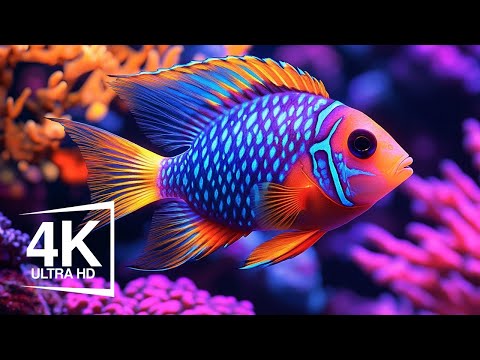 The Best 4K Aquarium - Dive Into The Mesmerizing Underwater Realm, fish, Sea Jellyfish, Coral Reefs