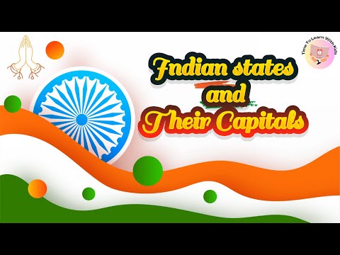 Indian States and Capitals | States of India and Capitals | States and Capitals of India |