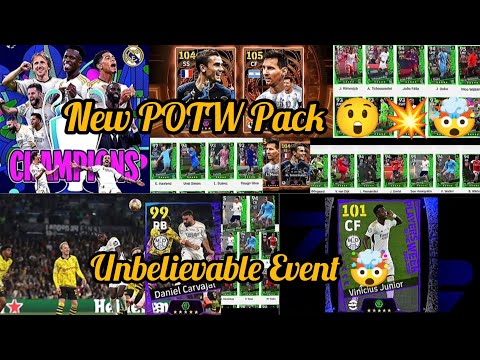 eFootball New Unbelievable Event | Upcoming Thursday POTW Pack!! Season 7 Update | #viral#efootball