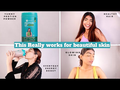 How I Stay Healthy & Get Glowing Skin with HK Vitals Protein Up Women!