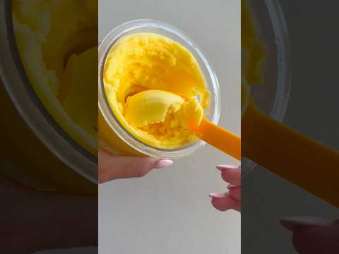 *ASMR* MANGO SORBET! #satisfying #asmr #kitchen #ninjacreami #creami #recipe #holidaywithyoutube