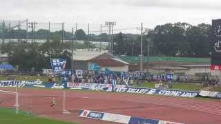 2013.10.6 徳島VS水戸　ハーフタイム　徳島サポ！