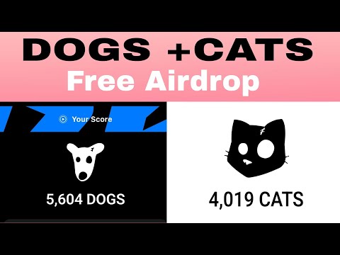 #DOGS and #CATS free Airdrop on #TONBlockchain Go Fast कैसे join करे?