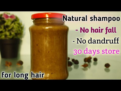 కుంకుడుకాయ shampoo / Natural Homemade shampoo / soap nut shampoo at home /hairgrouwth shampoo