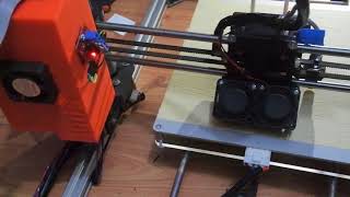 IMA2020 dual extruder 3d printer prototype