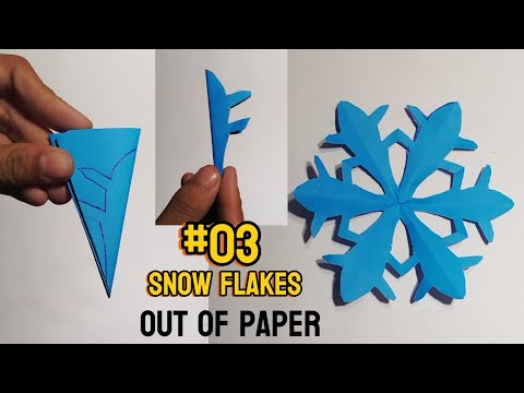 Paper Snowflakes #03 - Easy Paper Snowflakes How to Make Snow Flakes Out of Paper