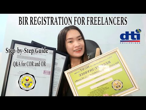 BIR Registration for Freelancers - COR and OR | Cleah Araujo Belloga