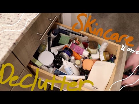 Skincare Declutter + Hair & Body Products | Declutter Vlog #40