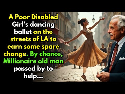 Poor Disabled Girl’s dancing ballet on Streets for money—Millionaire passed by and…