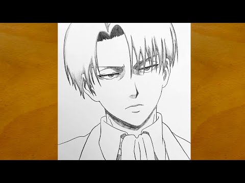 How to draw Levi Ackerman step by step || Levi drawing tutorial || Easy anime drawing