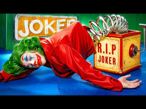 From Birth to Death of Joker! Superheroes on Real Life