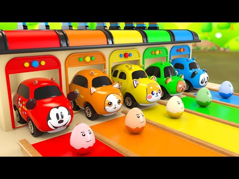 Color Balls & Sing a Song! | Surprise Egg for kids - Five little Duck | Baby Nursery Rhymes