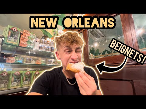 Eating Beignets and Crawfish in New Orleans