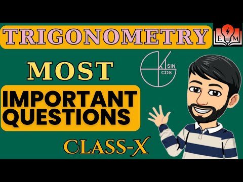 Trigonometry Class 10 | Important Questions of Trigonometry | Class 10 Maths Important Questions2024