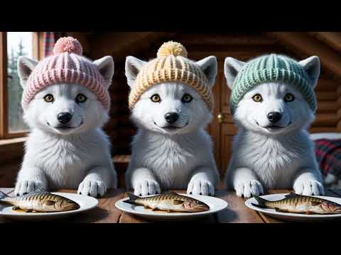 Arctic Wolf Family Celebrates Christmas (AWW!)