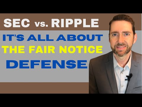 Att'y Jeremy Hogan Talks SEC v. Ripple: FAIR NOTICE Defense is the PRESSURE POINT. Does it Survive?