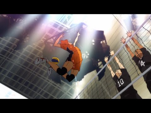 Haikyu!! TO THE TOP 2nd #5 || 烏野は宮あつむチームと対峙し始める。第一試合は烏野高校と稲荷崎高校の対戦でした。|| ハイキュー TO THE TOP 第2クール