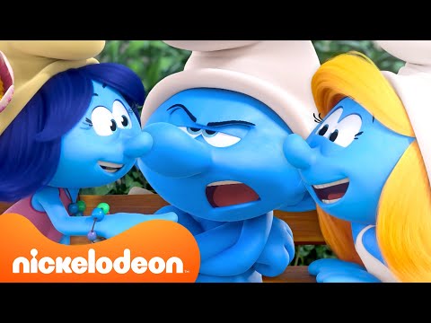 Grouchy Smurf Being A Grump For 20 Minutes Straight 😤 | Nicktoons