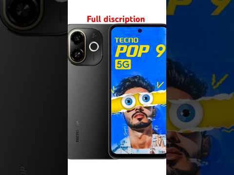 Tecno pop 9 5g || price || Unboxing || camera