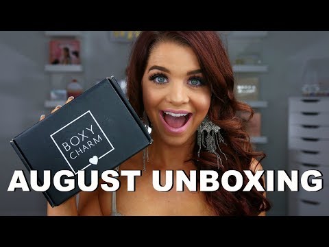 BOXYCHARM AUGUST 2018 UNBOXING