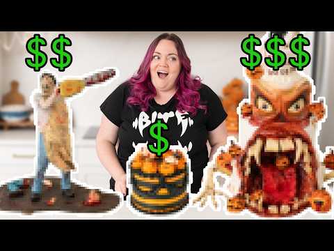 I Paid 3 Bakeries $1,500 to make insane Halloween Cakes!