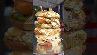 Massive Biggest Gold Burger Rs. 1000/- Only #ludhianafood #shorts