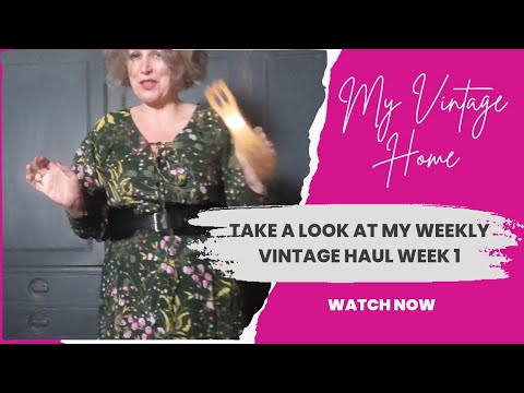 Take a look at my weekly vintage haul - Week 1