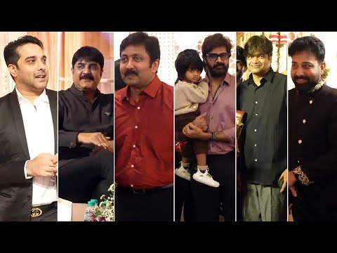 Tollywood Celebs Visuals @ Ex MP Kothapalli Geetha Son Abhinay Tej Wedding | Manastars