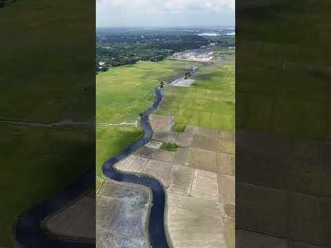 beautiful Bangladesh bird's eye view #nature #dronview #shortsfeed #travel #bangladesh