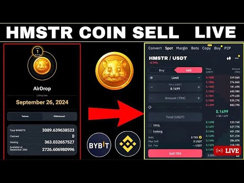 $HMSTR Token Sale Live 0.1 $ -0.01$ | USDT TO INR | full Process | #hamsterkombat