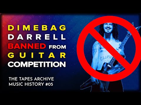 Dimebag Darrell Banned from Guitar Competition | Music History #05